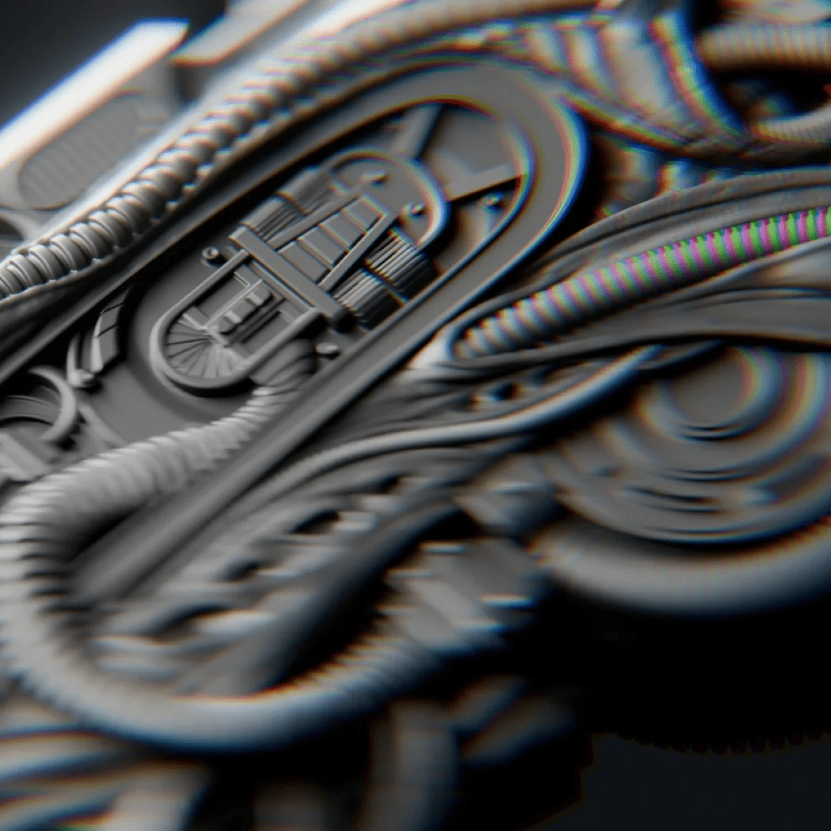 2027 Samoa Alien Dagger 1 oz Silver Black Antiqued Shaped Coin - Image 15