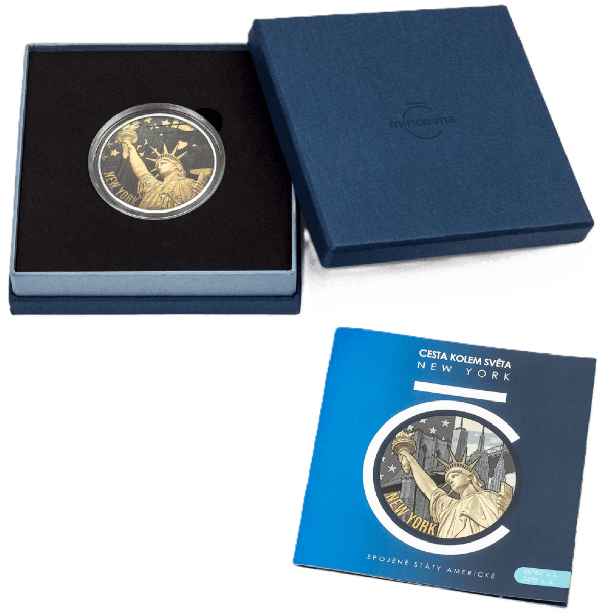 2026 Niue Journey Around the World New York Stand 3 oz Silver Colorized Coin - Image 5