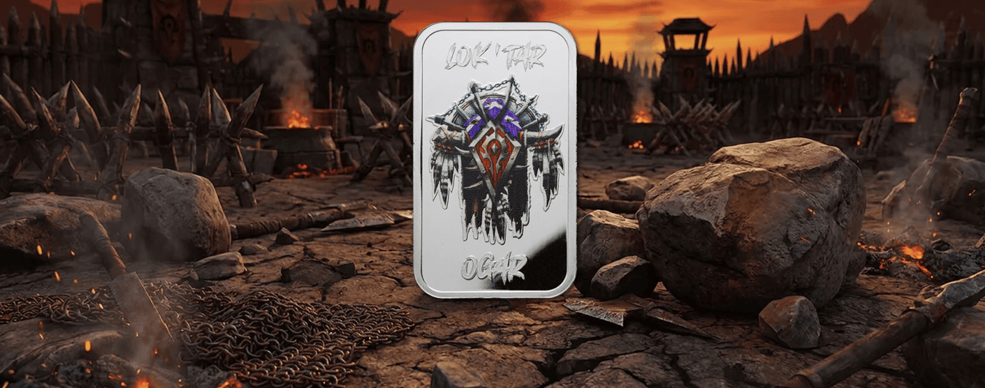 2026 PAMP World of Warcraft Horde 1 oz Silver Colorized Proof-Like Bar
