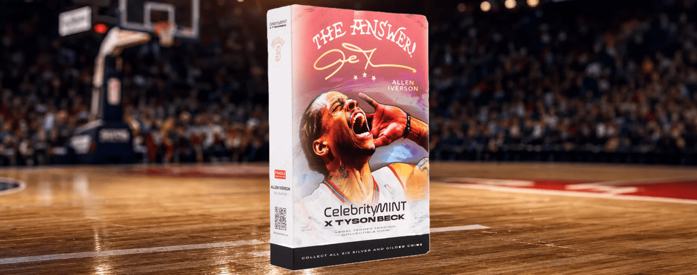 2026 Cook Islands Allen Iverson The Answer 1 oz Silver Signature Coin with Colorway Chases